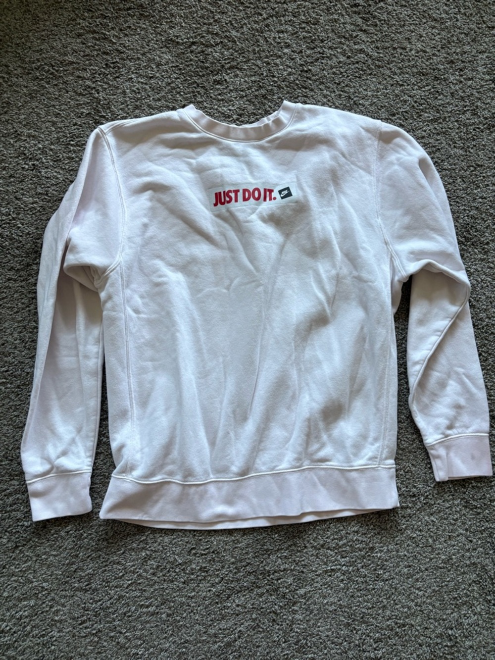 Nike light pink crewneck